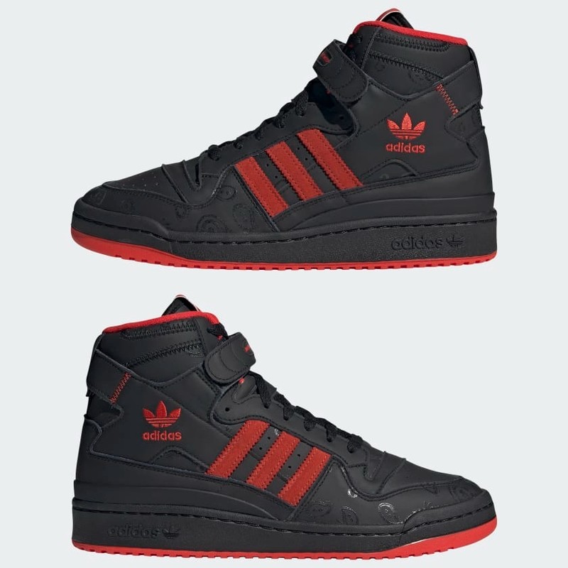 All black high top adidas clearance